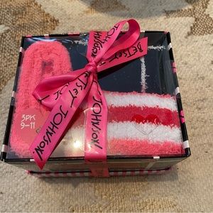 New {Betsey Johnson} Plush Socks 3-pack